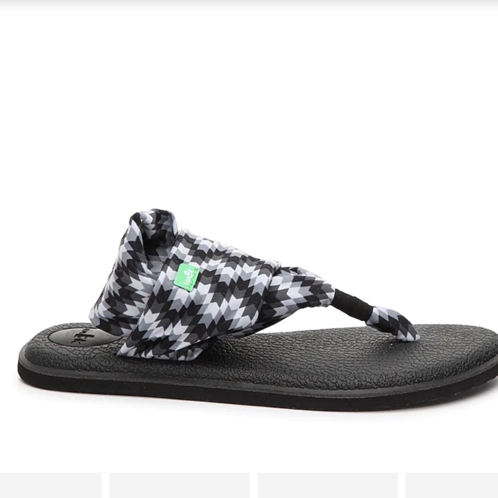 New Sanuk Yoga Sling 2 Geometric Print Sandals